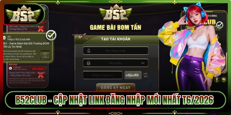 B52Club - Cập Nhật Link Đăng Nhập Mới Nhất T6/2026 B52Club tự hào là cổng game đổi thưởng uy tín, người bạn đồng hành đáng tin cậy của hàng triệu anh em trên khắp mọi miền. Nếu bạn là một bet thủ đang tìm kiếm một sân chơi minh bạch, xanh chín và bảo mật tuyệt đối, thì đây chính là bến đỗ hoàn hảo. Còn chần chừ gì nữa, click tải ứng dụng về máy để cùng chiến hữu tranh tài và rinh lộc đầy tay nhé! Giới thiệu về B52Club B52Club được xây dựng theo mô hình giải trí trực tuyến hiện đại, chú trọng truy cập nhanh, bảo mật rõ, sản phẩm đa dạng. Nguồn gốc ra mắt B52Club ra mắt năm 2019, trong giai đoạn nhu cầu giải trí trực tuyến trên điện thoại tăng mạnh. Thương hiệu chọn hướng phát triển đa sảnh thay vì chỉ tập trung một nhóm trò quen thuộc. Ngay từ giai đoạn đầu, hệ thống đã ưu tiên 3 yếu tố gồm tốc độ đăng nhập, giao diện dễ dùng, luồng giao dịch có mã đối chiếu rõ ràng. Sau mốc ra mắt năm 2019, cổng game tiếp tục mở rộng sản phẩm theo từng giai đoạn, bổ sung casino live, game bài, nổ hũ, thể thao, quay số. Đến tháng 6/2026, nền tảng được định vị như cổng giải trí đa tiện ích, có nhiều link truy cập dự phòng, hỗ trợ thiết bị di động, quy trình nạp rút minh bạch, phù hợp hội viên cần trải nghiệm ổn định. Tổng quan về thương hiệu cá cược hàng đầu B52Club Giấy phép pháp lý Bảng pháp lý giúp hội viên tham khảo phạm vi vận hành, tiêu chuẩn kiểm định, cơ chế bảo mật của B52Club trước khi tham gia. Hạng mục giấy phép Nội dung cấp phép Ngày cấp Số giấy phép Giấy phép vận hành giải trí online Cho phép cung cấp nền tảng trò trực tuyến đa sảnh 18/06/2019 B52-GL-2019-0618 Chứng nhận kiểm định RNG Áp dụng cho nổ hũ, quay số, game bài số hóa 12/03/2021 RNG-B52-2021-0312 Chứng nhận bảo mật dữ liệu Mã hóa đăng nhập, lưu vết giao dịch, kiểm soát thiết bị 09/09/2022 SEC-B52-2022-0909 Chứng nhận thanh toán điện tử Chuẩn hóa nạp rút qua ngân hàng, ví, thẻ, tiền ảo 25/01/2024 PAY-B52-2024-0125 Link vào B52Club mới nhất Link vào B52Club mới nhất giúp hội viên truy cập ổn định khi tên miền chính nghẽn, lỗi trình duyệt hoặc cần tuyến dự phòng. Link 1: Tại đây. Link 2: Tại đây. Link 3: Tại đây. B52Club khuyến nghị hội viên lưu 3 đường dẫn dự phòng để hạn chế gián đoạn trong khung giờ cao điểm. Trước khi đăng nhập, cần kiểm tra biểu tượng khóa bảo mật, giao diện nhận diện, thông báo hệ thống, trạng thái chứng chỉ. Nếu link chính phản hồi chậm quá 2 phút, hội viên nên chuyển sang tuyến phụ, sau đó kiểm tra lịch sử truy cập trong tài khoản. Lợi ích khi tham gia B52Club Nhiều quyền lợi nổi bật được thiết kế nhằm tăng độ tiện lợi, an toàn, tốc độ xử lý trong từng phiên trải nghiệm. Bảo vệ tài khoản nhiều lớp Nền tảng B52Club áp dụng mật khẩu mạnh, mã xác minh, ghi nhận thiết bị, cảnh báo đăng nhập từ IP mới. Khi xuất hiện dấu hiệu lạ, hệ thống gửi thông báo để hội viên đổi mật khẩu hoặc khóa tạm chức năng quan trọng. Lịch sử giao dịch lưu theo mốc giờ, mã tham chiếu, trạng thái số dư, giúp quá trình rà soát minh bạch hơn. Hệ thống bảo mật tài khoản nhiều lớp an toàn Truy cập ổn định Trang đăng nhập của B52Club được tối ưu cho màn hình 5,8 inch đến 15,6 inch, hạn chế lỗi vỡ bố cục khi xoay ngang hoặc đổi trình duyệt. Dữ liệu biểu tượng được nén gọn, banner tải theo lớp, nút chức năng đặt ở vùng dễ chạm. Khi đường truyền ổn định, thao tác vào sảnh chính thường hoàn tất sau 2-3 bước. Hỗ trợ liên tục 24/7 Đội ngũ hỗ trợ của B52Club tiếp nhận yêu cầu qua live chat, biểu mẫu, hộp thư, thông báo tài khoản suốt 24 giờ. Nội dung thường được chia thành 4 nhóm gồm đăng nhập, giao dịch, khuyến mãi, kỹ thuật. Khi gửi kèm mã lệnh, ảnh chụp, thời điểm phát sinh, hội viên giúp quá trình kiểm tra nhanh, hạn chế trả lời lặp. TOP game đặc sắc tại B52Club Kho sản phẩm được chia theo nhịp giải trí khác nhau, từ bàn live tốc độ nhanh tới slot chủ đề điện ảnh, thể thao, quay số. Casino live cùng bàn cược mô phỏng chân thực Casino live B52Club tập trung vào bàn quay trực tiếp, người dẫn chuyên nghiệp, lịch sử kết quả rõ, nhịp phiên ngắn dễ theo dõi. Tựa game Cách vận hành cụ thể Điểm thu hút Xóc đĩa Chọn chẵn, lẻ hoặc bộ cửa phụ trước khi bát mở kết quả. Nhịp nhanh, lịch sử phiên dễ ghi nhận. Bầu cua Dự đoán linh vật xuất hiện trên 3 viên xúc xắc sau lượt lắc. Hình ảnh quen thuộc, luật dễ nắm. Sicbo Chọn tổng điểm, bộ ba, đôi, lớn nhỏ theo kết quả 3 xúc xắc. Nhiều cửa, bảng trả thưởng phân tầng. Baccarat Đặt Player, Banker hoặc Tie, hệ thống so điểm bài theo luật cố định. Tốc độ ổn, phù hợp người thích bàn live. Rồng hổ So một lá bài bên Dragon với Tiger, bên cao điểm thắng. Rất ngắn, quyết định nhanh. Tài xỉu Dự đoán tổng 3 xúc xắc thuộc nhóm lớn hoặc nhỏ. Dễ theo dõi, bảng lịch sử trực quan. Trải nghiệm casino bàn cược trực tuyến chất lượng Sảnh thể thao nhịp độ cao theo từng lịch đấu B52Club phát triển khu thể thao với hơn 20 nhóm giải mỗi tuần, bao gồm bóng đá, bóng rổ, tennis, bóng chuyền, cầu lông, đua xe, eSports. Giao diện hiển thị mốc giờ, tên đội, tỷ lệ tham khảo, trạng thái trước trận hoặc đang diễn ra. Một số game nổi bật như Liên Minh Huyền Thoại, Dota 2, CS2, Valorant giúp trải nghiệm thêm sôi động. Game bài chiến thuật qua nhiều nhịp ván Game bài B52Club yêu cầu khả năng đọc luật, quản lý vốn, chọn bàn hợp mức tham gia để duy trì trải nghiệm bền. Tiến lên miền nam. Mậu binh. Xì dách. Poker. Xì tố. Chắn. Phỏm. Sâm. Rồng hổ. Super baccarat 6. Liêng. B52Club sắp xếp sảnh bài theo luật quen thuộc, mức bàn, tốc độ ván, số vị trí trống. Người mới nên bắt đầu từ bàn thấp, xem bảng luật, kiểm tra thời gian suy nghĩ, tránh vào bàn tốc độ cao khi chưa nắm nhịp. Nhóm thích chiến thuật có thể chọn Poker, Mậu binh, Xì tố; nhóm muốn lượt nhanh thường ưu tiên Liêng, Sâm, Tiến lên miền nam. Nổ hũ chủ đề điện ảnh tốc độ cao Nổ hũ B52Club gây chú ý nhờ chủ đề đa dạng, vòng quay ngắn, hiệu ứng thưởng, bảng dòng thanh toán dễ kiểm tra. Mãnh tướng công thành. Giấc mơ world cup. Đặc nhiệm delta. Night out. Call of War. Fast & Furious. Covid-19. Fortnite. The suicide squad. Metal gear. Mỹ nhân giáng sinh. Liên minh huyền thoại. 15+ tựa mở rộng theo mùa. B52Club phân nhóm nổ hũ theo chủ đề hành động, thể thao, lễ hội, điện ảnh, sinh tồn, chiến thuật. Mỗi tựa thường có số dòng, mức quay, biểu tượng Wild, vòng thưởng, hũ tích lũy riêng. Hội viên nên xem bảng trả thưởng trước 10 vòng đầu, đặt giới hạn dừng, ưu tiên quay ổn định thay vì tăng mức liên tục sau lượt trượt. Khám phá nổ hũ với đa dạng chủ đề khác nhau Quay số lô đề nhịp nhanh minh bạch Quay số B52Club phù hợp hội viên thích kết quả theo chu kỳ, bảng số rõ, cách tham gia ngắn, dữ liệu đối chiếu thuận tiện. Nhóm trò Cách tham gia Gợi ý quản lý Keno Chọn dãy số yêu thích, chờ kỳ mở thưởng theo khung giờ. Chia vốn theo 5-10 kỳ nhỏ. Lô đề siêu tốc Chọn bộ số trong phiên ngắn, kiểm tra kết quả sau chu kỳ. Không dồn vốn sau lượt trượt. Lô đề 1 ăn 900 Chọn số theo bảng tỷ lệ, nhận thưởng khi trùng kết quả. Đọc kỹ hạn mức trả tối đa. Keno ngũ hành Chọn nhóm số theo biểu tượng ngũ hành, theo dõi bảng mở. Ghi lại lịch sử để kiểm soát. Bắn cá đại hải trình săn thưởng sinh động Bắn cá đại hải trình B52Club mang màu sắc phiêu lưu, nhịp bắn nhanh, nhiều mục tiêu, yêu cầu kiểm soát đạn hợp lý. Loại sinh vật biển Tỷ lệ minh họa Độ khó Cá nhỏ ven màn hình x2-x5 Dễ Rùa biển, mực lớn x8-x15 Trung bình Cá mập, boss đại dương x30-x80 Khó Rồng vàng sự kiện x100-x200 Rất khó Hướng dẫn tham gia B52Club Quy trình tham gia B52Club được thiết kế theo từng chặng rõ ràng, giúp hội viên tạo tài khoản, giao dịch, tải app, bắt đầu nhanh. Quy trình đăng ký, đăng nhập Tài khoản B52Club hợp lệ cần thông tin đúng, mật khẩu mạnh, xác minh rõ, truy cập qua link chính thức để giảm lỗi. Mở link chính thức, kiểm tra biểu tượng khóa, đối chiếu giao diện nhận diện trước khi nhập dữ liệu. Chọn đăng ký, điền tên tài khoản, mật khẩu mạnh, số điện thoại đang sử dụng ổn định. Xác nhận mã gửi về, đọc điều khoản hiển thị, hoàn tất hồ sơ bảo mật ban đầu. Đăng nhập lại, kiểm tra số dư, cập nhật biệt danh, bật cảnh báo truy cập lạ. Hướng dẫn đăng ký, đăng nhập để giảm lỗi Hướng dẫn nạp, rút tiền Giao dịch tại B52Club được chia thành 2 nhóm chính, giúp hội viên chọn đúng thao tác theo nhu cầu xử lý số dư. Nạp tiền Rút tiền - Tiền ảo: chọn đúng mạng ví, sao chép địa chỉ nhận, gửi đúng số lượng hiển thị. - Chuyển khoản: chọn ngân hàng hỗ trợ, nhập đúng nội dung mã lệnh, lưu ảnh giao dịch. - Thẻ cào: chọn nhà mạng, điền seri, mã thẻ, kiểm tra trạng thái cộng số dư. - Ví điện tử: chọn ví đang dùng, quét mã thanh toán, xác nhận trong ứng dụng ví. - Tiền ảo: nhập địa chỉ ví nhận, chọn đúng mạng blockchain, lưu mã giao dịch sau xác nhận. - Chuyển khoản: chọn tài khoản đã xác minh, nhập số tiền cần rút, kiểm tra trạng thái xử lý. - Ví điện tử: nhập ví nhận hợp lệ, điền số tiền rút, xác nhận OTP nếu được yêu cầu. - Thẻ cào: thường không hỗ trợ rút trực tiếp, cần chuyển sang kênh rút hợp lệ. Cách tải app B52Club Ứng dụng B52Club giúp truy cập nhanh hơn, nhận thông báo tức thì, tối ưu thao tác trên màn hình nhỏ khi dùng thường xuyên. Thiết bị Các bước tải, cài đặt Android - Mở trang tải chính thức, chọn bản APK mới nhất theo ngày cập nhật. - Cho phép cài ứng dụng tin cậy trong cài đặt bảo mật thiết bị. - Mở file, kiểm tra biểu tượng, đăng nhập bằng tài khoản đã xác minh. iOS - Truy cập trang hướng dẫn, chọn cấu hình cài đặt dành riêng cho iPhone. - Xác nhận hồ sơ trong mục quản lý thiết bị theo chỉ dẫn hiển thị. - Mở ứng dụng, bật thông báo, kiểm tra trạng thái đăng nhập an toàn. Giải đáp thắc mắc về B52Club Nhóm câu hỏi sau tập trung vào trải nghiệm sử dụng thực tế, khả năng kiểm soát tài khoản, quy định tham gia, thông báo hệ thống, mức độ phù hợp. Câu hỏi thắc mắc về B52Club Độ tuổi tối thiểu để tham gia chơi tại nền tảng này là bao nhiêu? Có. Nền tảng chỉ phù hợp hội viên từ 18 tuổi, có khả năng tự chịu trách nhiệm với hoạt động giải trí trực tuyến. Thông tin tài khoản có cần cập nhật định kỳ không? Có. Kiểm tra số điện thoại, email, phương thức nhận mã giúp hạn chế lỗi xác minh khi xử lý yêu cầu quan trọng. Một tài khoản B52Club có nên đăng nhập nhiều thiết bị cùng lúc không? Không. Dùng nhiều thiết bị đồng thời dễ kích hoạt cảnh báo bảo mật, khiến phiên truy cập phải xác minh lại. Kết luận B52Club là lựa chọn đáng cân nhắc cho hội viên cần trang chủ rõ ràng, link đăng nhập cập nhật, kho trò rộng, giao dịch linh hoạt, hỗ trợ liên tục. Khi tham gia, hãy ưu tiên link chính thức, đặt ngân sách hợp lý, đọc kỹ điều kiện khuyến mãi, lưu chứng từ cần thiết. Truy cập cổng game hôm nay để trải nghiệm hệ sinh thái giải trí hiện đại, an toàn, minh bạch.